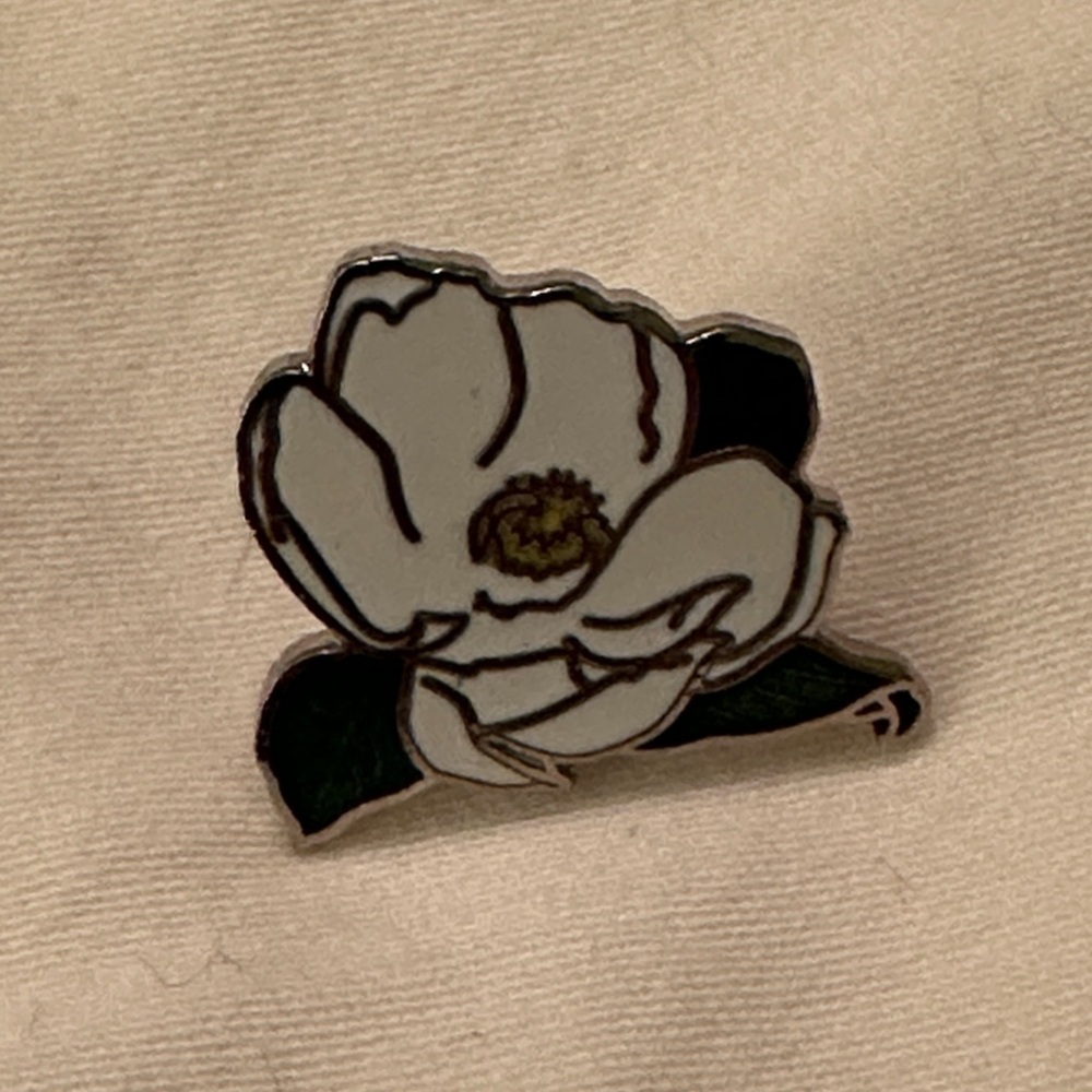 Magnolia Enamel Pin
